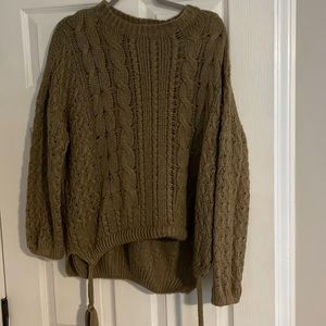 Beige Over Size Sweater